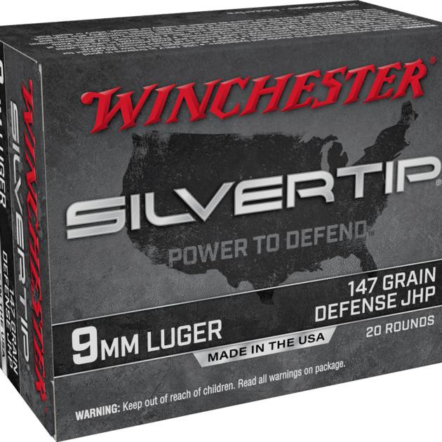 WINCHESTER SILVERTIP 9MM 147GR HP 20RDS 200RD CASE