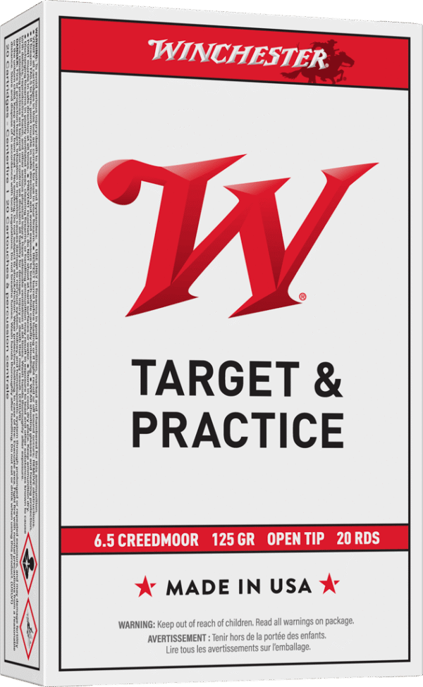 6.5CR 125GR FMJ OPEN TIP 20RD