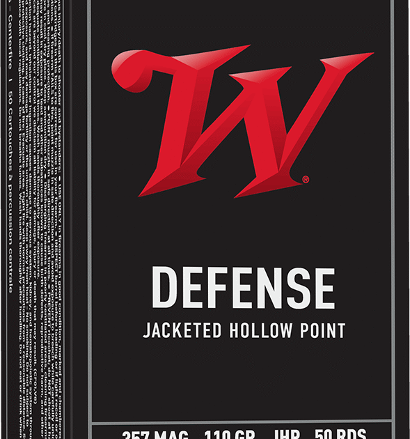 WINCHESTER .357 110GR JHP 50RDS BRASS