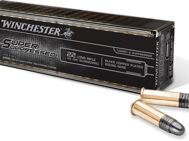 WINCHESTER SUPER SUPPRSD 22LR 40G SUB SONIC 100RD/BX