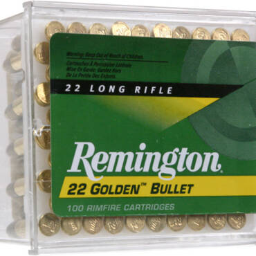 22 Golden Bullet, 22 LR, 40 Grain, Brass Plated Round Nose, 1280 fps | .22 lr | .22 lr | 40 grains