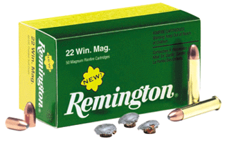 Remington Magnum Rimfire, 22 WMR, 40 Grain, Jacketed Hollow Point, 1910 fps | .22 winchester magnum | .22 winchester magnum | 40 grains