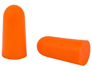 Radians Resistor® 32 Disposable Foam Earplugs - Jar of 100 Uncorded | orange