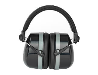 WALKER'S PREMIUM PASSIVE FLDING MUFF | polymer | black