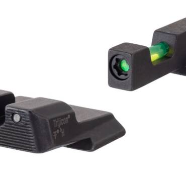 TRIJICON DI NIGHT SIGHT SET M&P SHIELD - Green/Tritium Black Outline Stainless Steel Tritium
