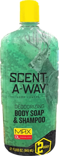 HS BODY WASH & SHAMPOO - SCENT-A-WAY MAX 32FL OUNCES
