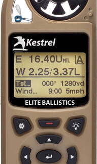KESTREL 5700X ELITE W/ APPLIED - BALLISTICS DESERT TAN - WEATHER/BALLISTICS METER Polymer