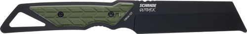 SCHRADE KNIFE OUTBACK CLEAVER - FIXED 3.6" BLACK/GREEN