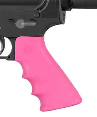 HOGUE AR-15 RUBBER GRIP HANDLE - PINK HOGUE AR-15 RUBBER GRIP HANDLE - PINK - Image 2