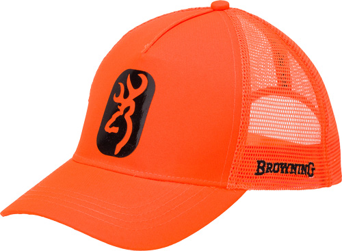 BROWNING CAP CENTERFIRE BLAZE - ORANGE W/BUCKMARK PATCH ADJ