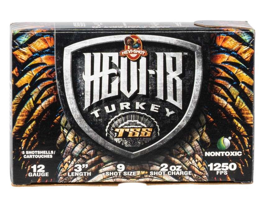 HEVI-SHOT HEVI-18 TSS TURKEY 12GA 3IN 2OZ #9 5 RD/BX 10 BX/CS HEVI-SHOT HEVI-18 TSS TURKEY 12GA 3IN 2OZ #9 5 RD/BX 10 BX/CS