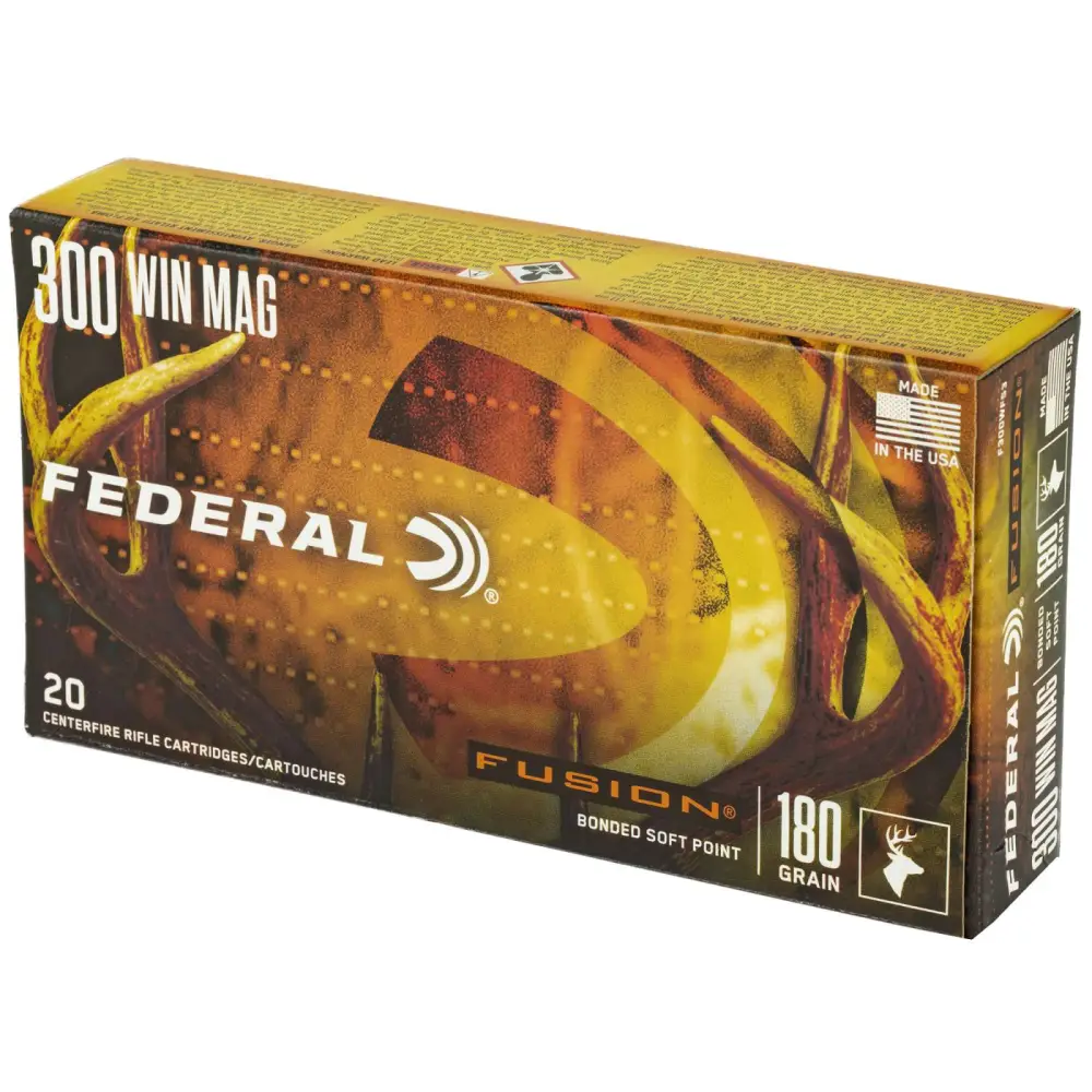 FEDERAL 300 WIN MAG 180GR FUSION 20 RD/BX 10 BX/CS FEDERAL 300 WIN MAG 180GR FUSION 20 RD/BX 10 BX/CS - Image 2