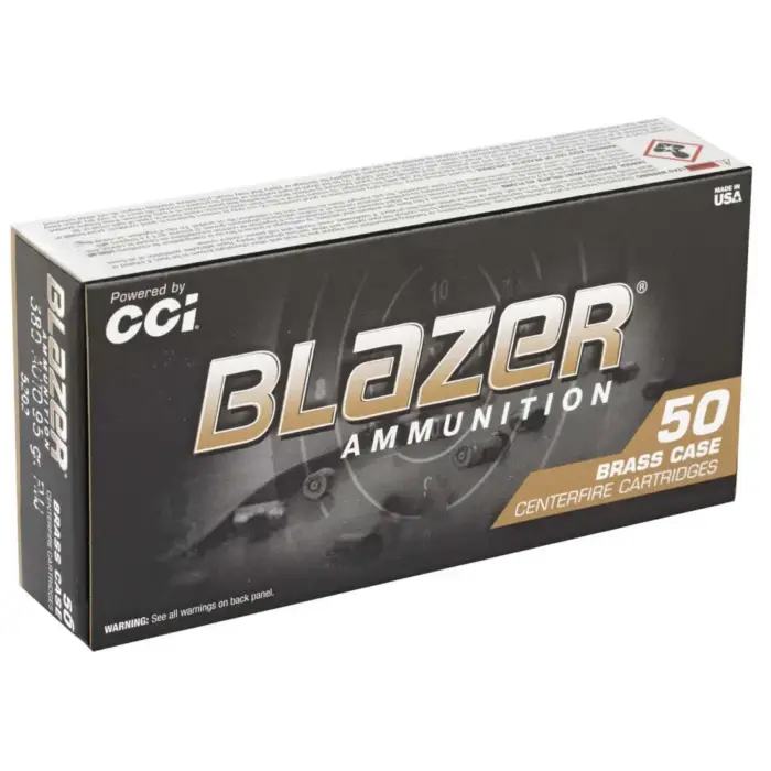 CCI 380 AUTO 95 FMJ BLAZER BRASS 50 RD/BX 20 BX/CS