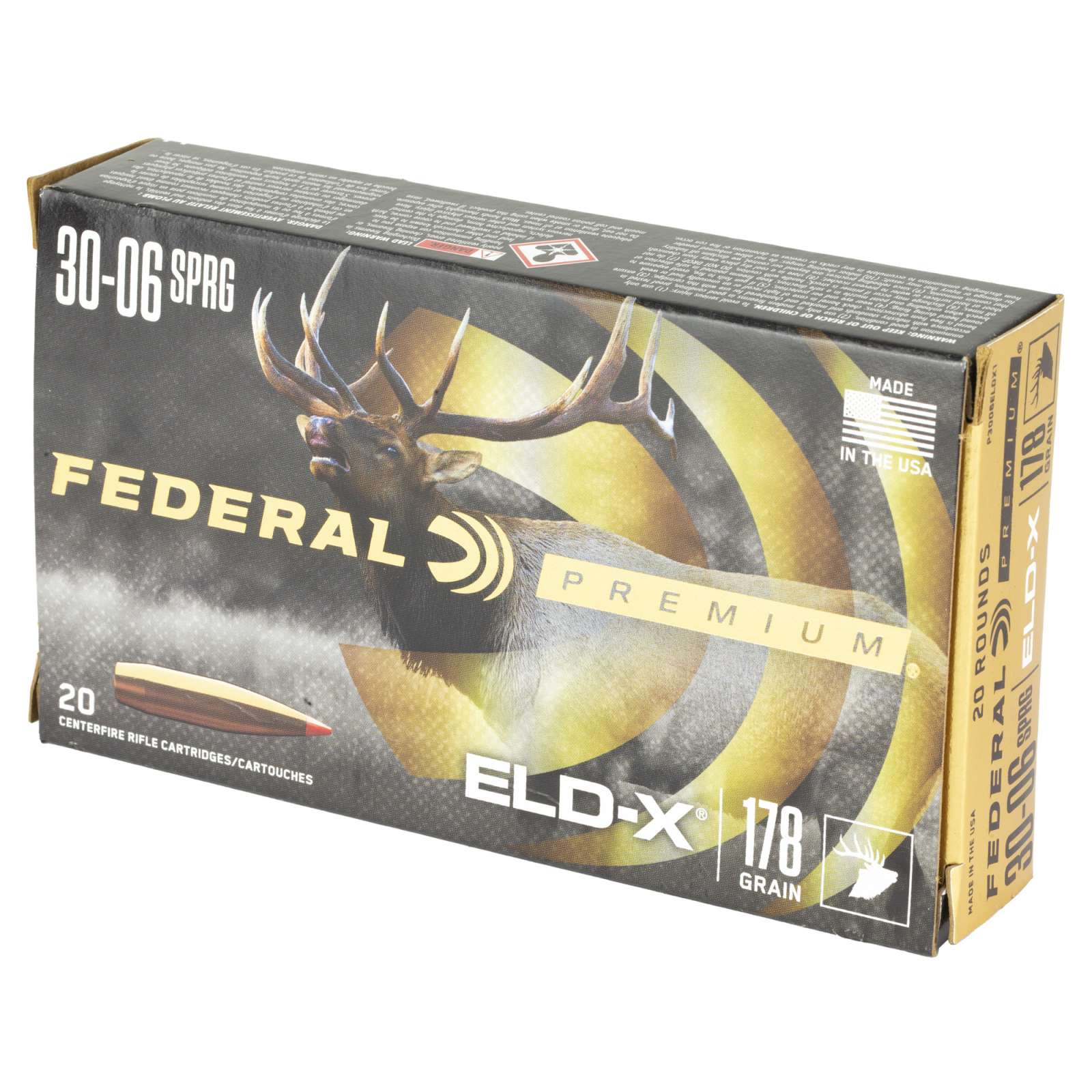 FEDERAL 30-06 SPRGFLD 178 GR ELD-X 20 RD/BX 10 BX/CS FEDERAL 30-06 SPRGFLD 178 GR ELD-X 20 RD/BX 10 BX/CS - Image 3