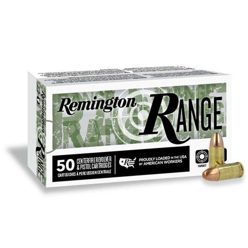 REMINGTON 9MM LUGER 115GR FMJ RANGE HANDGUN 50 RD/BX 20 BX/CS REMINGTON 9MM LUGER 115GR FMJ RANGE HANDGUN 50 RD/BX 20 BX/CS