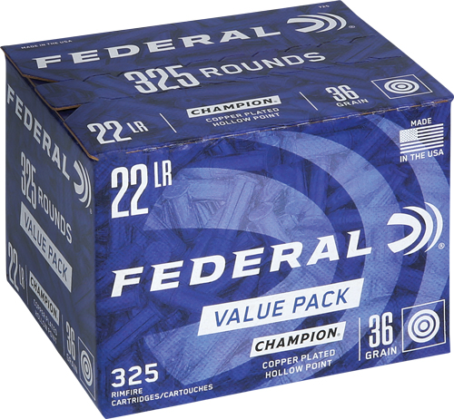 FEDERAL 22LR 36GR HP 1260FPS - 325RD 10BX/CS