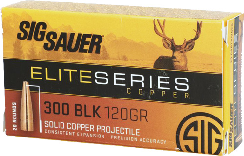 SIG AMMO 300 AAC 120GR OPEN - TIP MATCH 20RD 10BX/CS