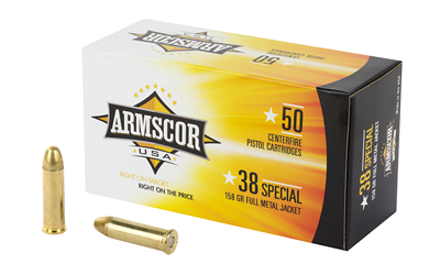 ARMSCOR 38SPL 158GR FMJ 50/1000 ARMSCOR 38SPL 158GR FMJ 50/1000