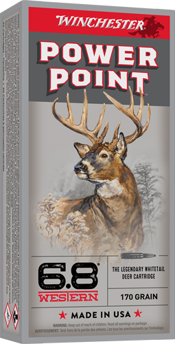 WINCHESTER SUPER-X 6.8 WESTERN - 170GR POWER POINT 20RD 10BX/CS