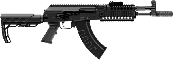CROSMAN AK1 BB CO2 AIR RIFLE - SELECT FIRE 430FPS BLACK