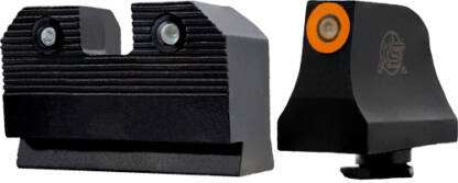 R3D 2.0 Suppressor Height Night Sights fits Glock | 3 DOT NIGHT SIGHTS | STEEL, TRITIUM FRONT AND REAR