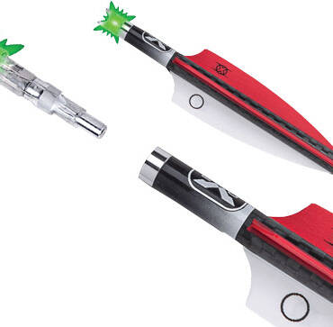 TENPOINT LIGHTED XBOW NOCK - ALPHA-BLAZE GREEN 3PK