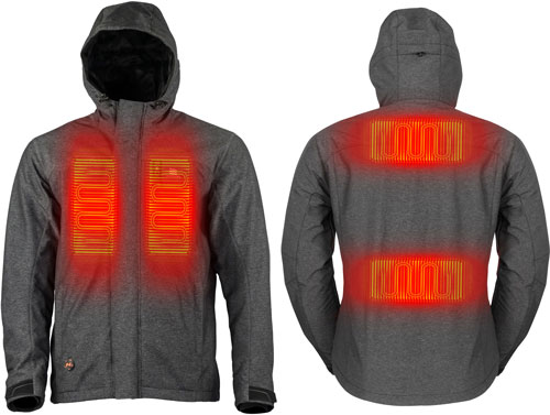 MOBILE WARMING MEN'S ADVENTURE - JACKET HEATHER GRAY XX-LARGE