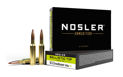 NOSLER 6.5 CREEDMOOR 140GR BT 20/180 NOSLER 6.5 CREEDMOOR 140GR BT 20/180