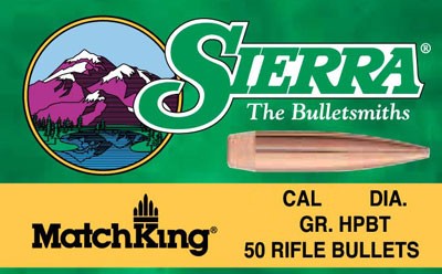 SIERRA BULLETS 6MM .243 - 95GR HP-BT MATCH 100CT