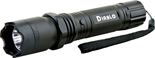 GUARD DOG DIABLO STUN GUN W/ 3 - TAC LIGHT 4.5 MILLION VOLTS BL