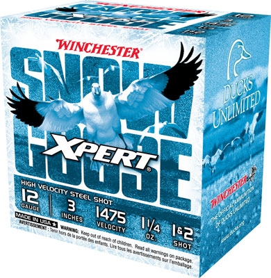 WINCHESTER SNOW GOOSE 12GA 3" - 1-1/4OZ #1 & #2 25RD 10BX/CS