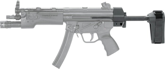 SB TACTICAL BRACE HK PDW BLACK - FITS HK MP5/HK53 - Image 2