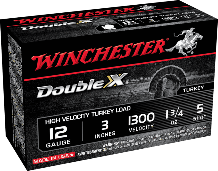 WINCHESTER DOUBLE X 12G 3" #5  1-3/4OZ 10RD BX 100RD CS
