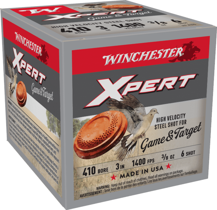 WINCHESTER XPERT STEEL HV 410G 3/8OZ #6 SHT 25RD BX 250RD CASE