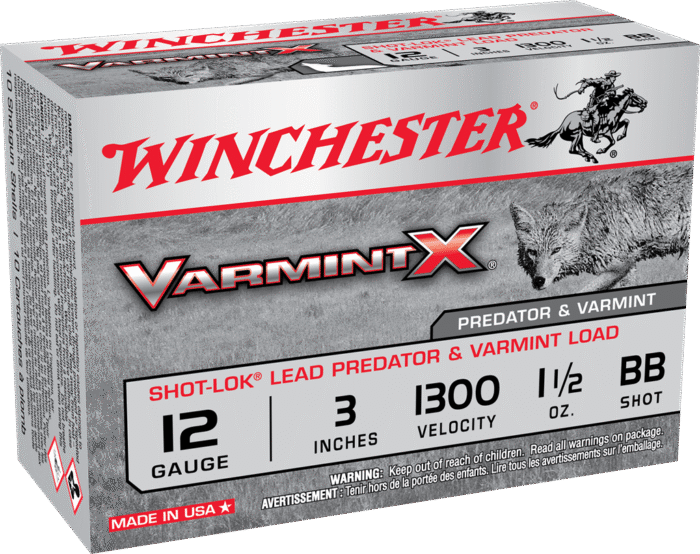VARMINT X SHOT LOK 12GA 3" BB 1-1/2OZ