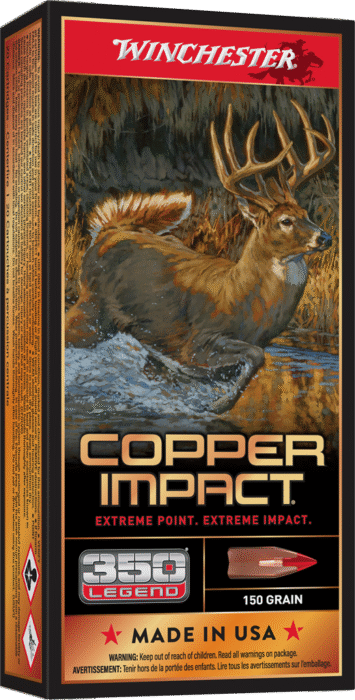 WINCHESTER COPPER IMPACT 350LGD 150G LF 20RD BX 200RD CASE