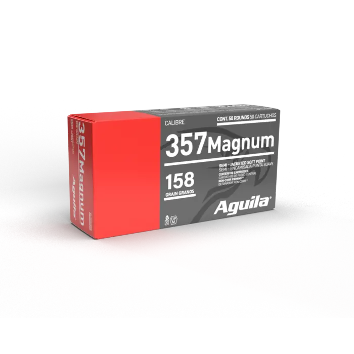 AGUILA 357 MAG SJSP 158GR 50RD BOX 20 BXS PER CS