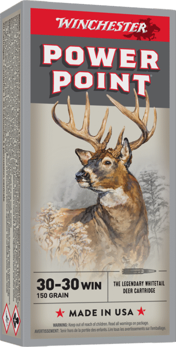 WINCHESTER SUPER X POWER POINT 30-30WIN 150GR PP 20RD BX 200RD CASE