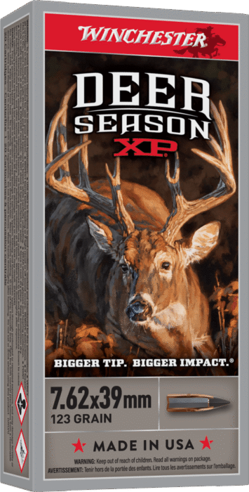 WINCHESTER DEER SEASON XP 7.62X39 123GR POLYMER TIP 20RD BX/200RD CASE