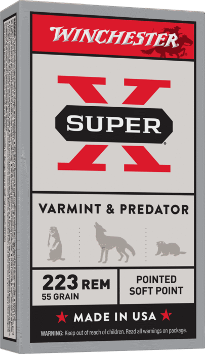WINCHESTER SUPER X 223REM  55G JHP 20RD BX 200RD CASE