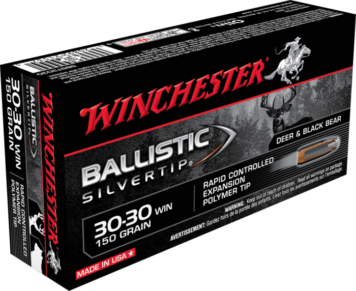 WINCHESTER BALLISTIC SILVERTIP 30-30 150GR 20RD BX 200RD CASE
