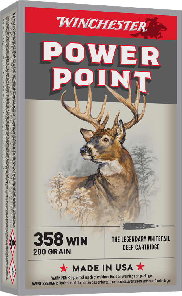 WINCHESTER SUPER X POWER POINT 358 WINCHESTER 200GR WINCHESTER SUPER X POWER POINT 358 WINCHESTER 200GR