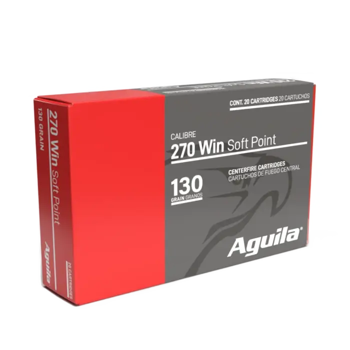 AGUILA 270 WIN 130GR INTERLOCK BTSP 20RD BX 10 BOXES PER CASE