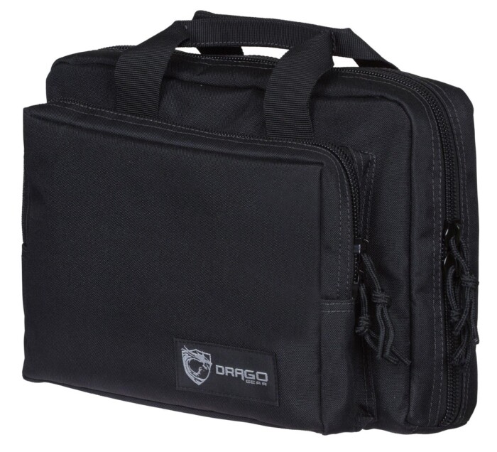 DRAGO PRO GEAR DOUBLE PISTOL CASE BLACK (24/CASE)