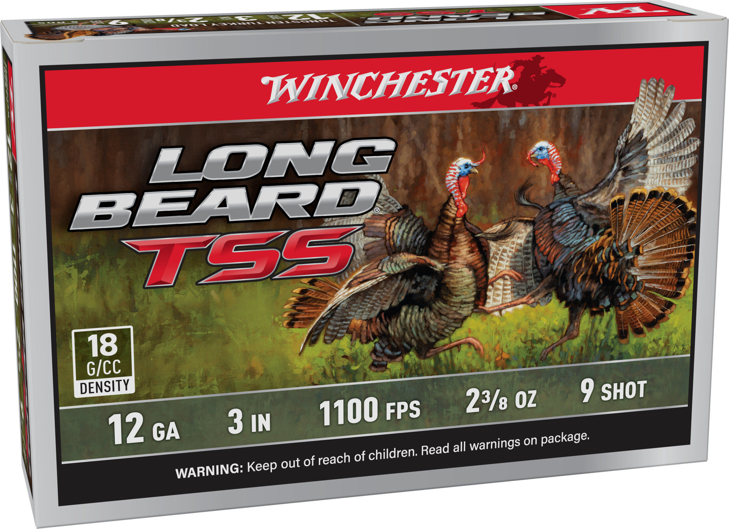 WINCHESTER LONGBEARD TSS 12G 3" 9 SHOT 5RD BX 50RD CASE WINCHESTER LONGBEARD TSS 12G 3" 9 SHOT 5RD BX 50RD CASE