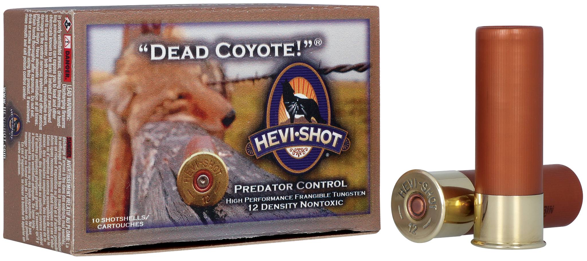 HEVI-SHOT DEAD COYOTE 12GA 3IN 1-1/2OZ T SHOT 10 RD/BX 10 BX/CS HEVI-SHOT DEAD COYOTE 12GA 3IN 1-1/2OZ T SHOT 10 RD/BX 10 BX/CS