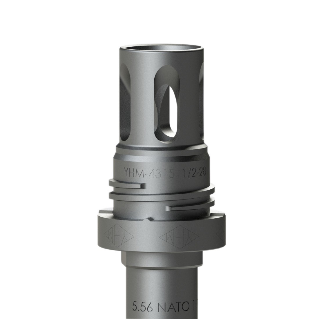 YANKEE HILL MACHINE COMPANY FLASH HIDER MINI QD 1/2-36 YANKEE HILL MACHINE COMPANY FLASH HIDER MINI QD 1/2-36