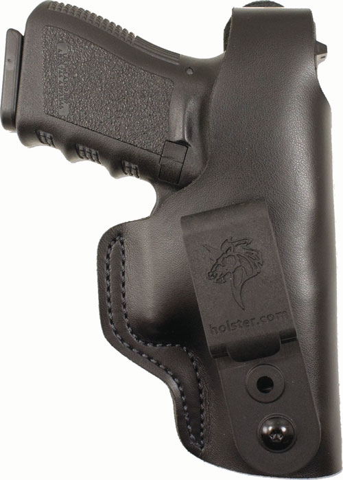 DESANTIS DUAL CARRY II HOLSTER - IWB/OWB RH LTHR GLK 1722 BLK