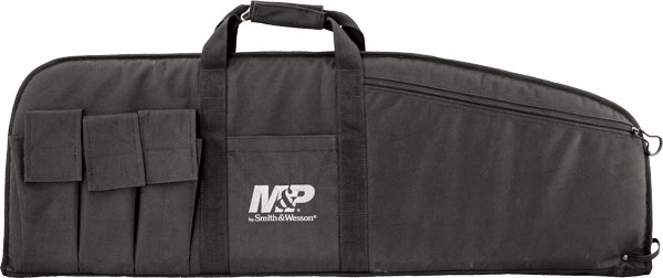 S&W M&P DUTY SERIES GUN CASE - SMALL 34" W/AR MAG POUCHES BLK
