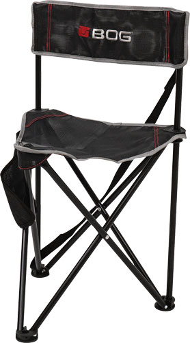 Bog-Pod Triple Play Tripod Chair, Black/Grey, 4.5 lb